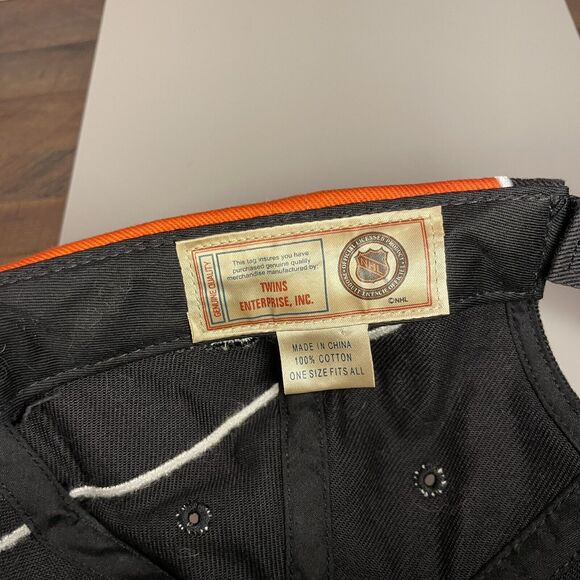 VTG Philadelpha Flyers Adjustable hat big Color Block logo Twins Enterprise 90s - Picture 3 of 13